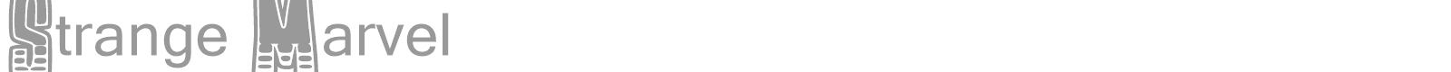 Strange Marvel font preview